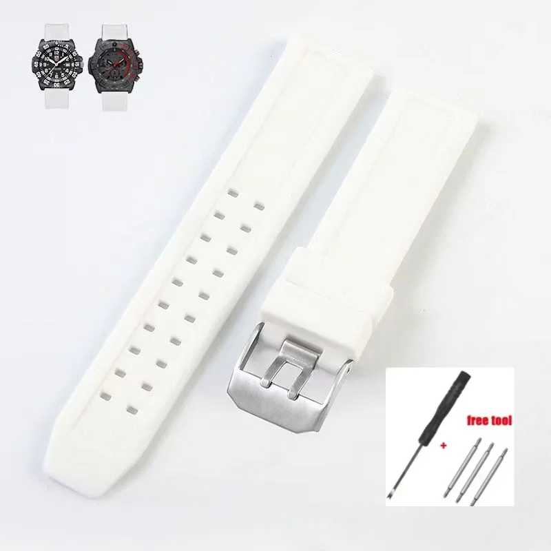 23mm Waterproof Silicone Watch Strap – Sport Dive Band