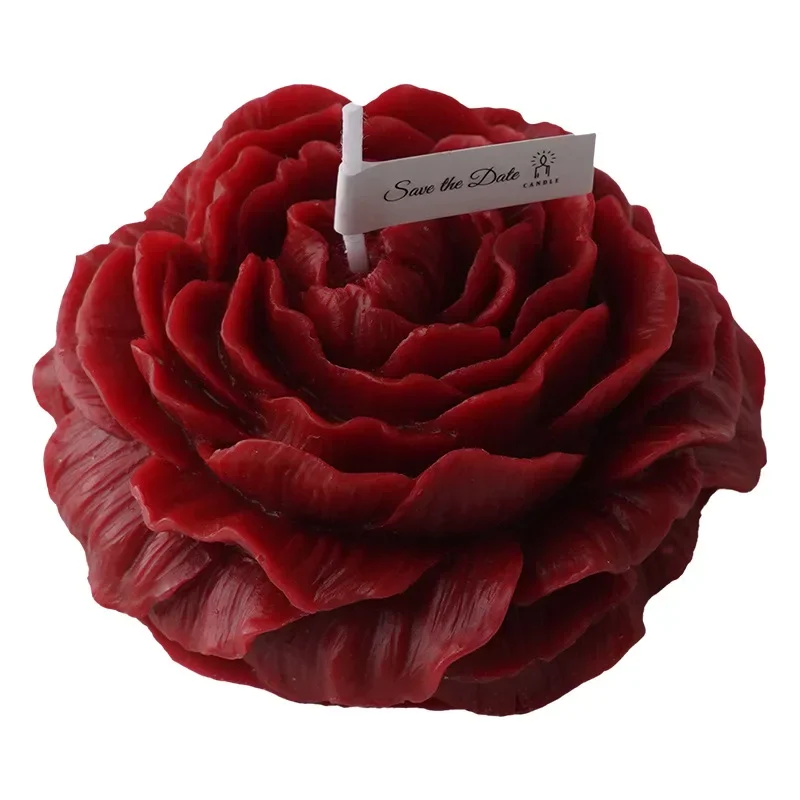 Candle Wax Low Temperature Peony Rose Heart Candle 42 To 48 Degrees