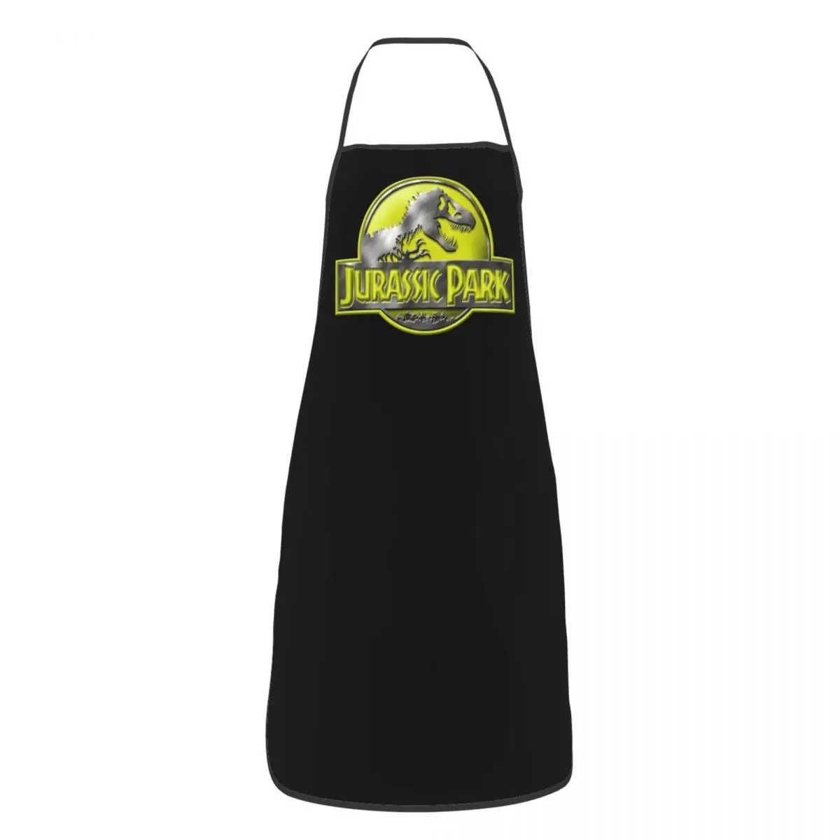 

Funny Jurassic Park Bib Apron Women Men Unisex Kitchen Chef Sci Fi Dinosaur Tablier Cuisine for Cooking Baking Gardening