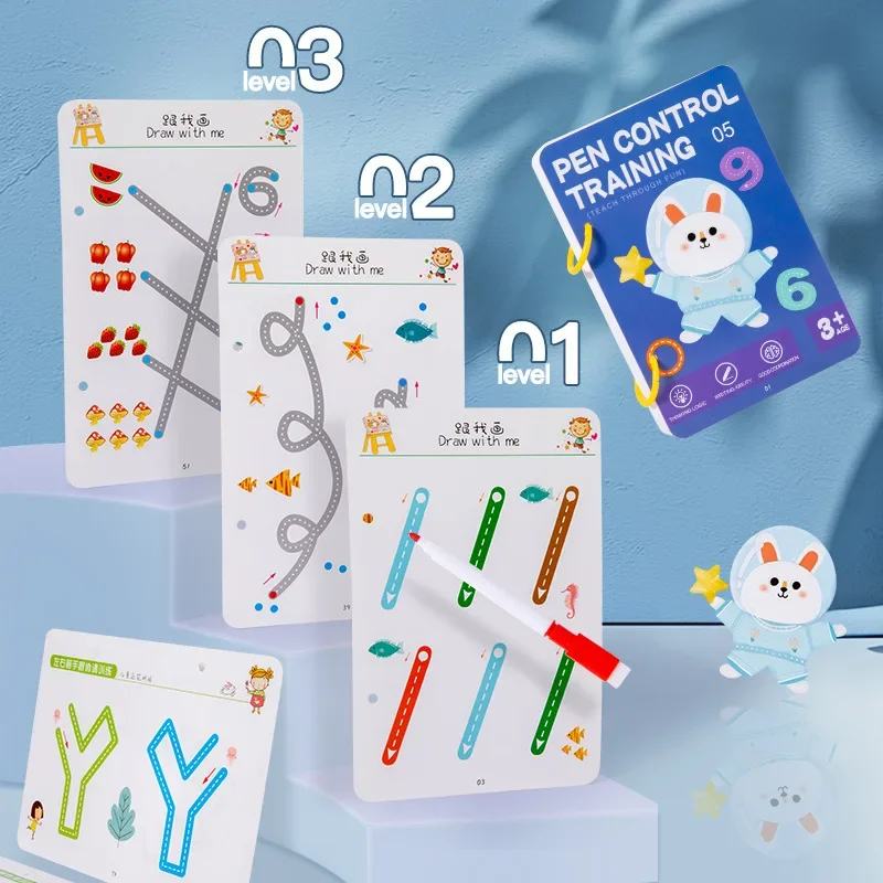 Cuaderno de trazo mágico para preescolar 2