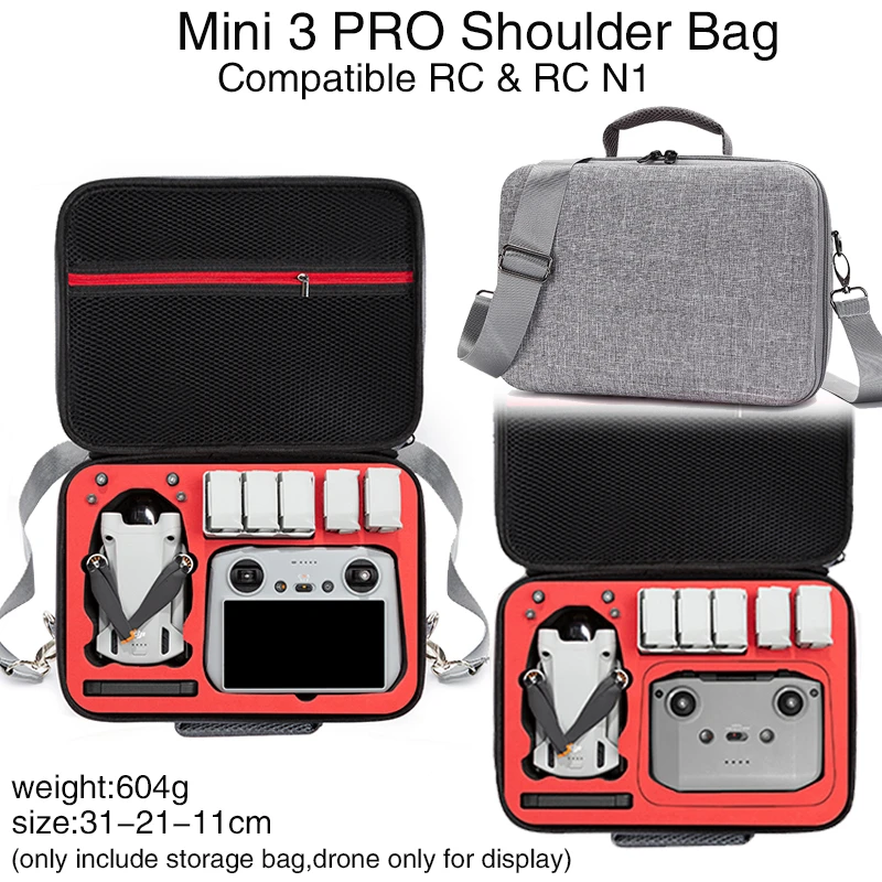 

Shoulder Bag Suitable For DJI Mini 3 Pro Storage Box Mini Storage Bag Storage Box Nylon Portable Backpack High Quality Practical