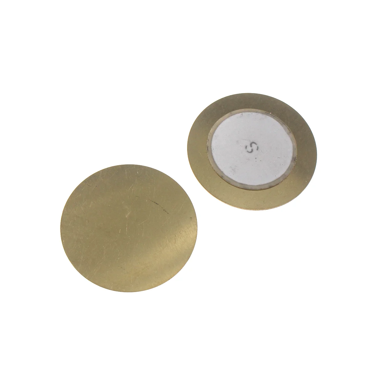 20pcs Assorted Size Piezoelectric Buzzer Discs for Sound and Sensor Applications