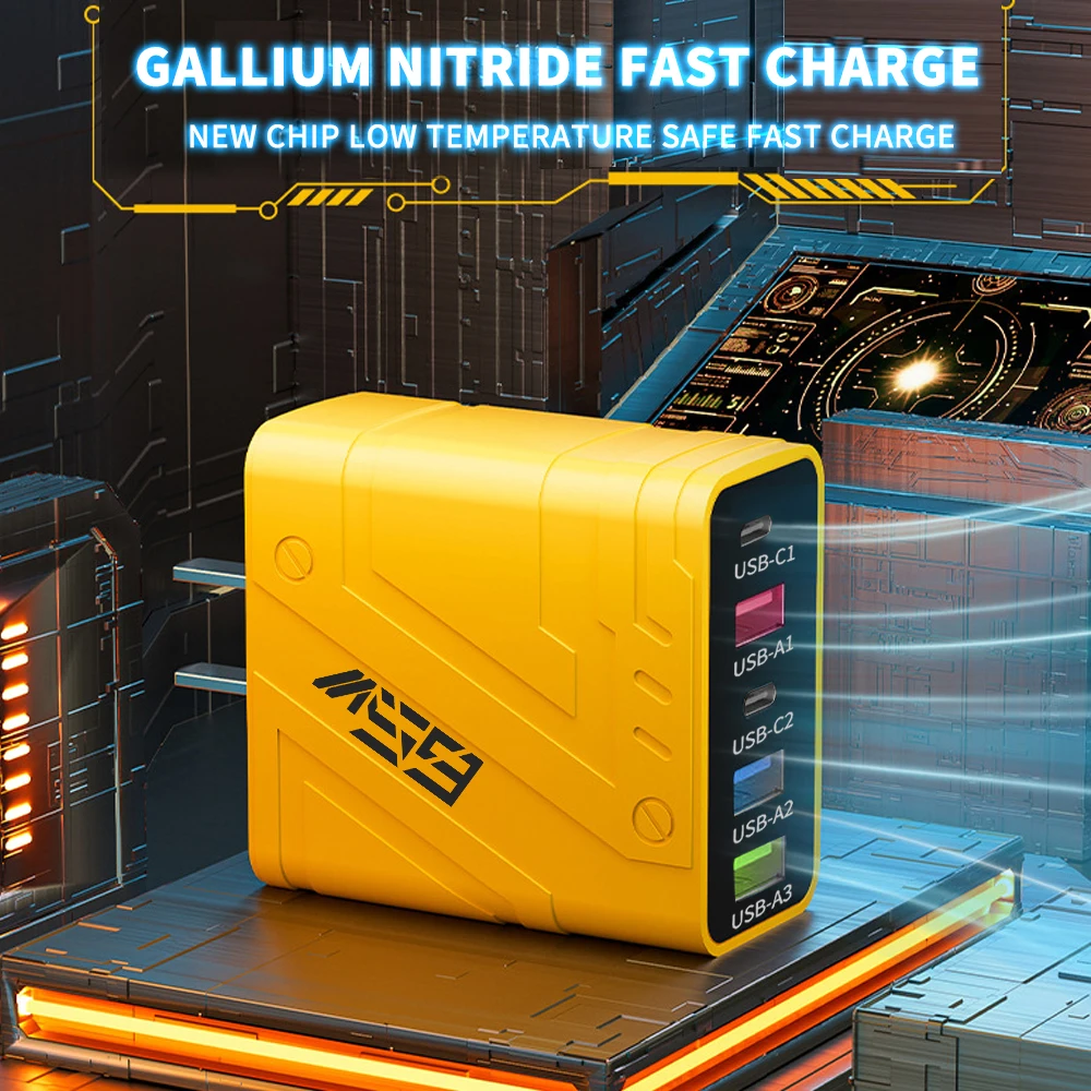 65W USB Type C Fast Charging Charger EU/US Plug Mobile Phone Power Adapter Wall Charger For iPhone 15 Pro Max Samsung Xiaomi 15