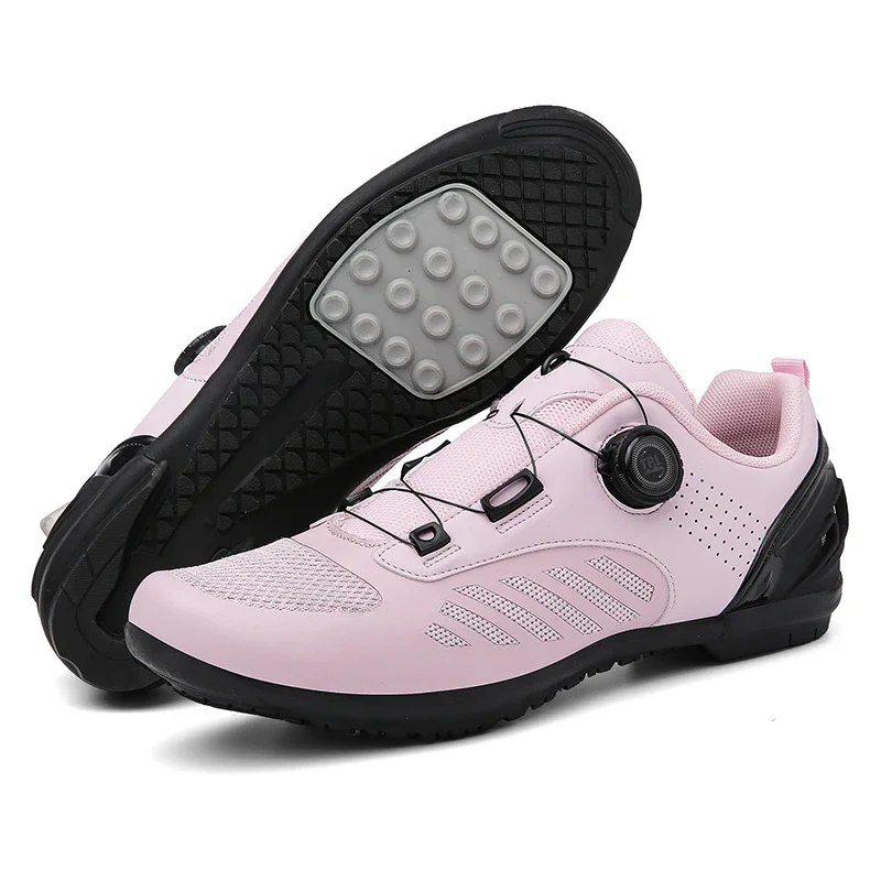 New Non-Locking Racing Road Cycling Shoe Breathable Bicycle Sneakers Men Professional Outdoor Athletic Sports Bike Shoes