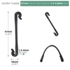 100PCS Garden Plant Vines Tied Bundled Buckle Fixed Lashing Hook Agriculture Greenhouse Vegetable Vine Fastening Strapping Clips 2