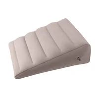 Wedge Pillow Knee Cushion Foot Pillow Elevation Leg Pillows Inflatable Back Pillow Portable For Travel Camping Sleeping PVC 2