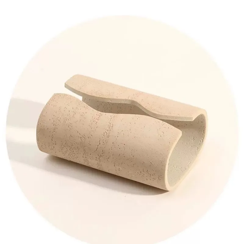 Modern Tissue Box Resin European Cave Stone Living Room Desktop Napkin Organizer Handwork Creative Home Decoration 4