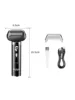 Kemei Fast Speed Rechargeable Electric Shaver Km-1309 4 Blade Beard Razor Men's Electric Shavers With Lcd Display 3