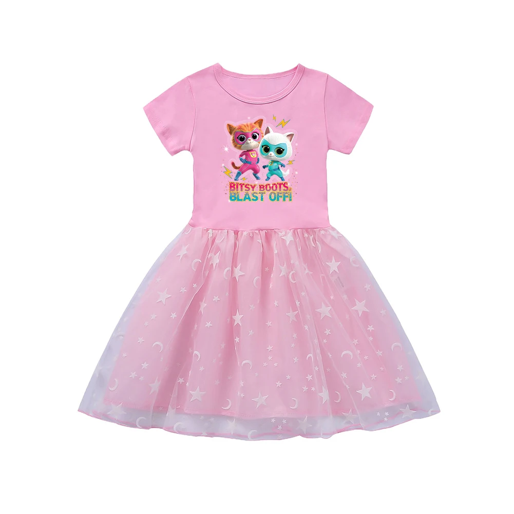 Girls Dresses for Baby Girl Cute Clothing Baby Autumn Clothes Children's Dress SuperKitties Princess Dress Infant Girly Birthday - 4