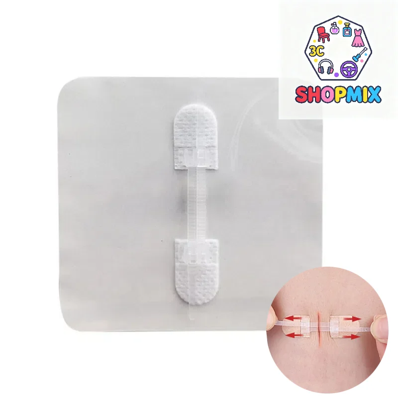 Strap Zipper Wound Closure Patches Breathable Seamless Elastic Zip Sutures Bandages For Wound Care Braces Supports