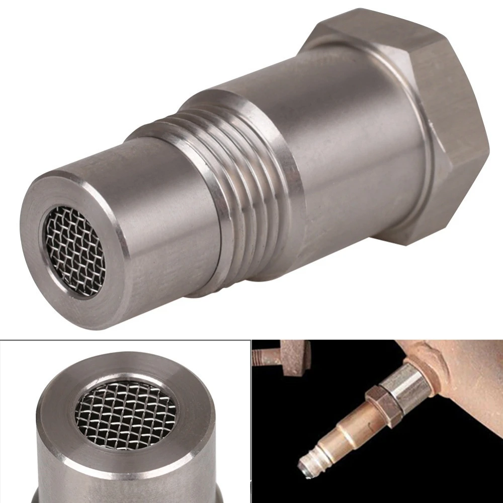 Universal Extension Filter Oxygen O2 Sensor Connector Extender Spacer Internal Thread M18*1.5 Stainless Steel Adapter Auto Parts