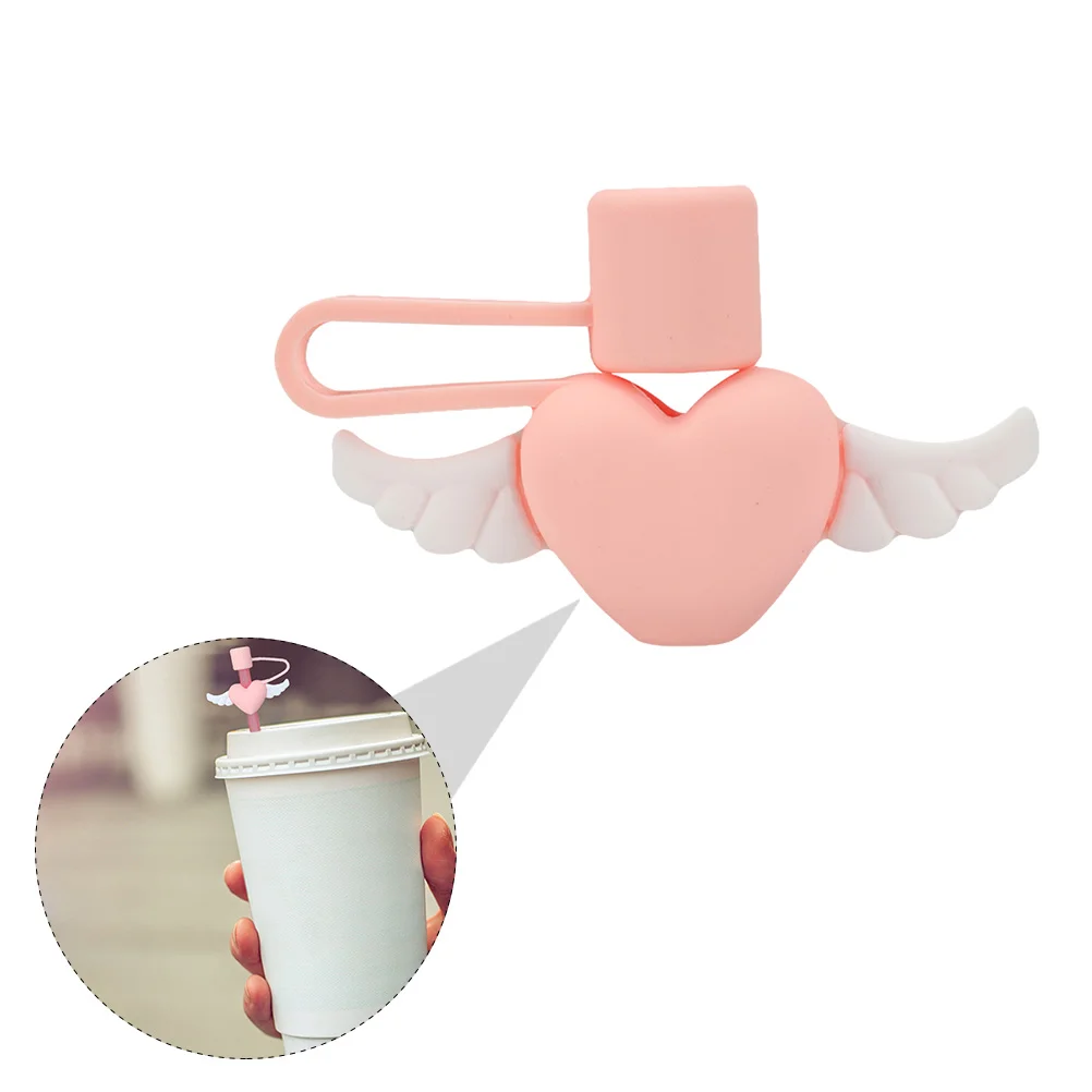 

2/4pcs Cartoon Silicone Straw Tips Cover Reusable Straw Plugs Splash Proof Drinking Dust Cap Straw Sealing Tools
