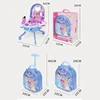 3 in 1 Kids Makeup Toy Set Girls Cosmetics Cosplay Princess Dresser Lipstick Pretend Toy Suitcase Toy Birthday Gift 6