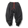 Men's Cotton and Linen Harem Pants Casual Loose Oversize Beach Pants Chinese Style Wide Leg Trousers Joggers Men Summer 5