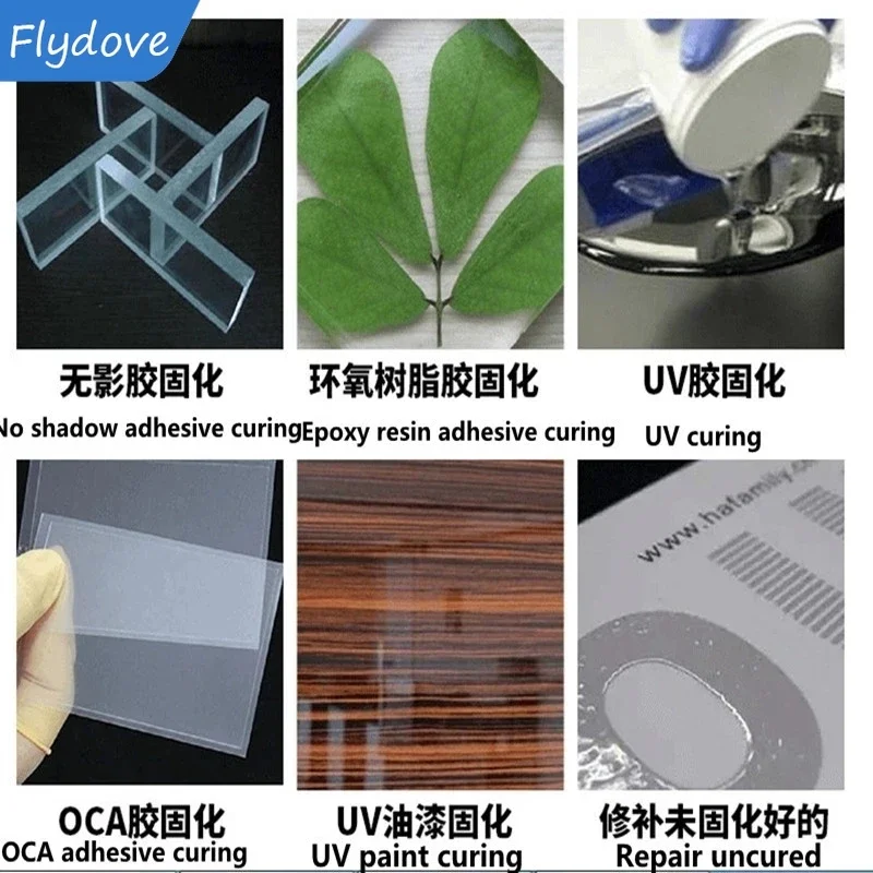 Small Volume Handheld 365nm 395nm 405nm Ultraviolet UV Green Oil Shadowless Glue Ink Mobile Phone Repair Lamp Resin Curing Lamp