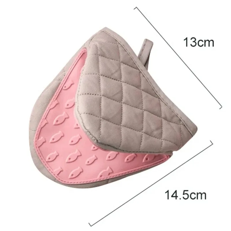 Fish Shaped Silicone Anti Scald Oven Gloves, Kitchen Tray Cutlery Rack, Oven Gloves, Multi-purpose, Convenient and Practical