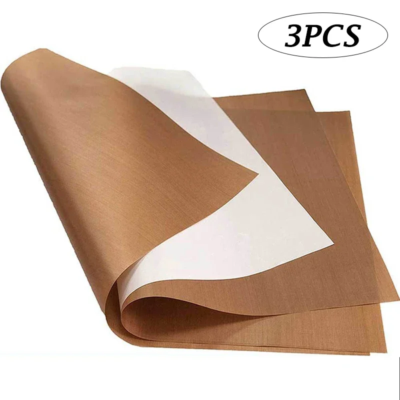 

3Pcs 30*40cm Resuable Resistant Oven Liner Sheet Oil-Proof Paper Pad Washable BBQ Baking Mat Macaron Cookie Kitchen Baking Tools