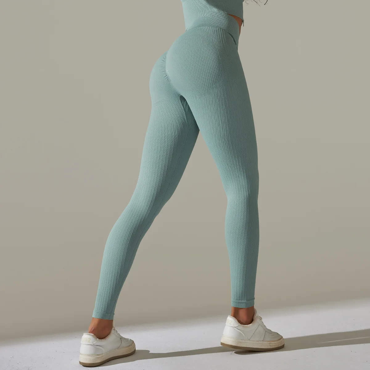 Women Yoga Leggings Hips Lifting Gym Leggings Seamless Sport Pants High Waist Fitness Leggings Bubble Butt Workout Running Pants