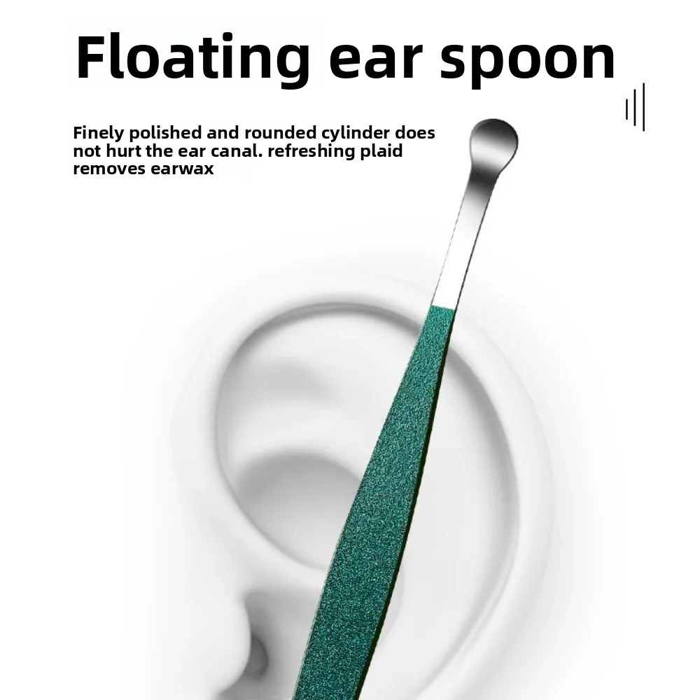 6PCS Multifunctional Nail Clipper Set with Ear Brush Portable Manicure Beauty Tools with Case