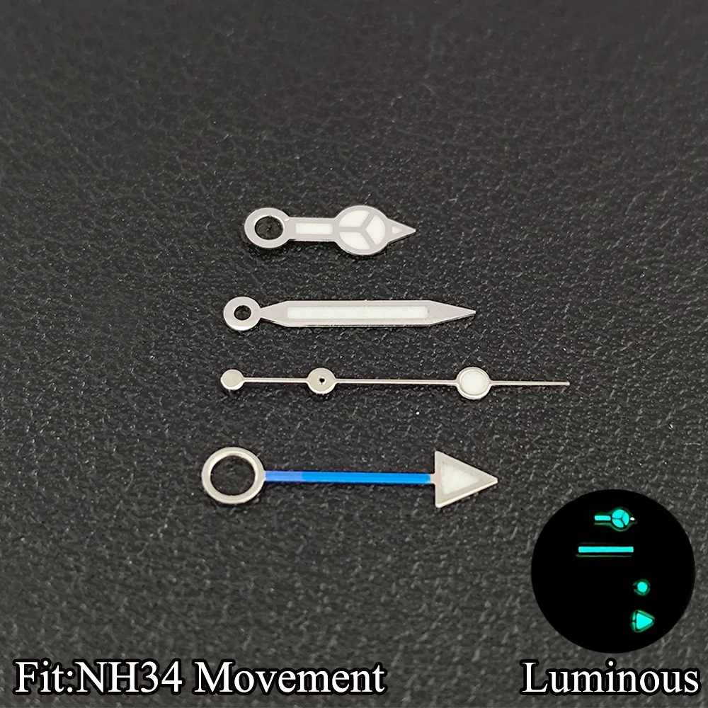 Blue Luminous Multi-Color Watch Dial Replacement - 28.5mm