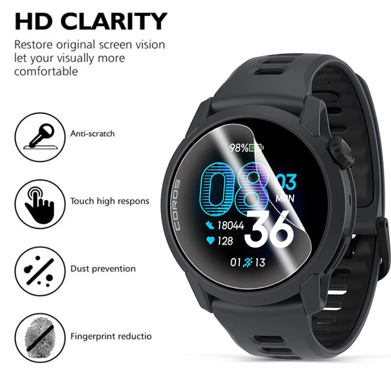 HD Anti-Scratch Hydrogel Screen Protector for Smartwatches - Premium Watch Cover Accessories