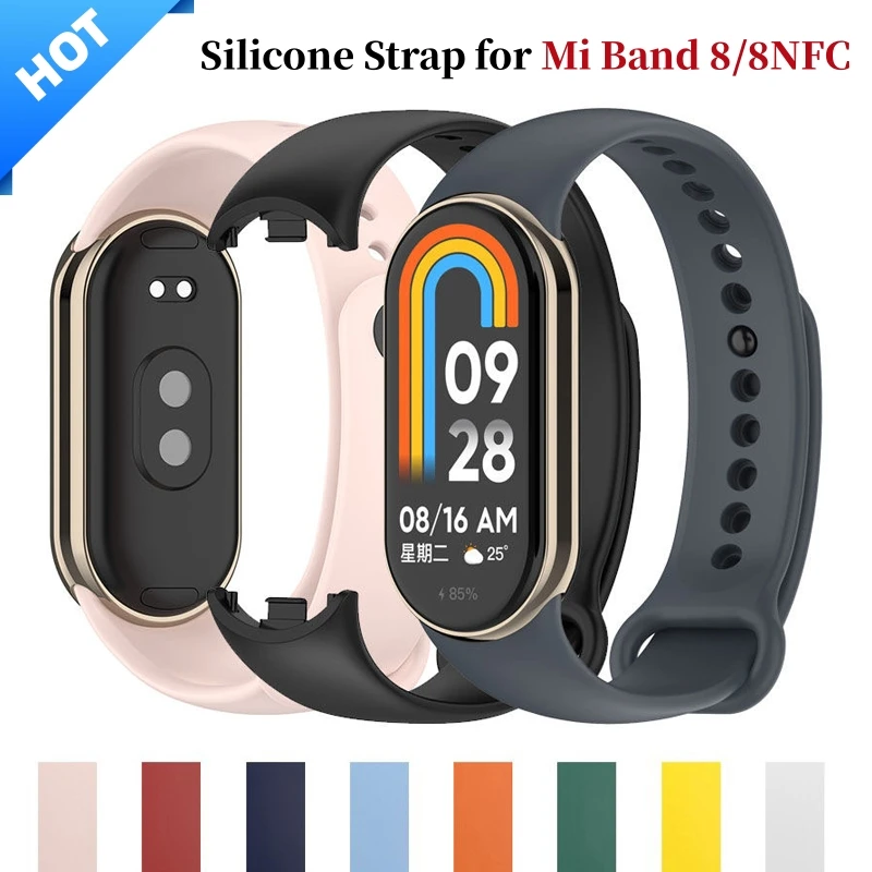 Metal Mesh Strap for Xiaomi Mi Band 8 Pro Smart Bracelet Replacement  Stainless Steel Watchband Miband 8 Pro Smartwatch Accessory - AliExpress