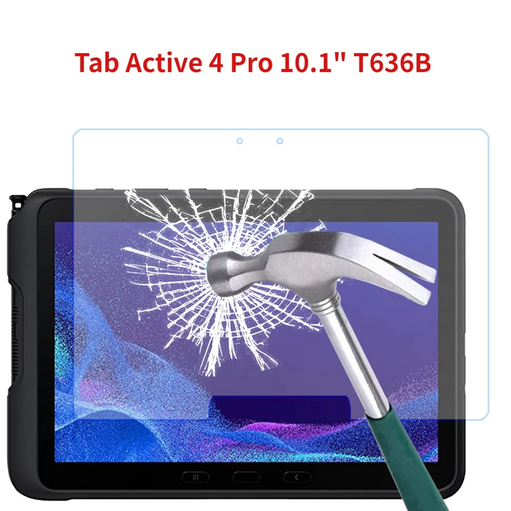 

Tempered Glass Screen Protector For Samsung Galaxy Tab Active 4 Pro 10.1 Inch T636 2022 Tablet Protective Film