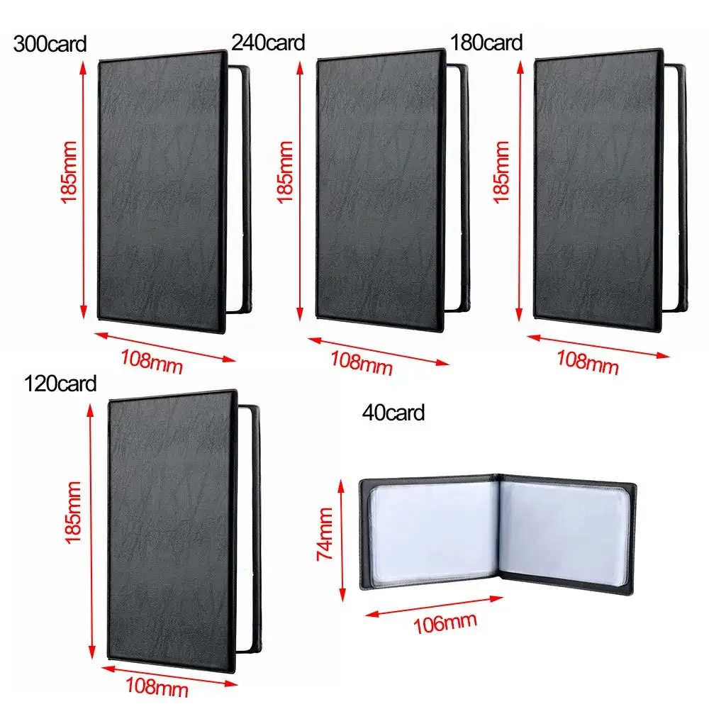Elegant Leather Card Organizer and Album – Premium Business and ID Storage Solution
