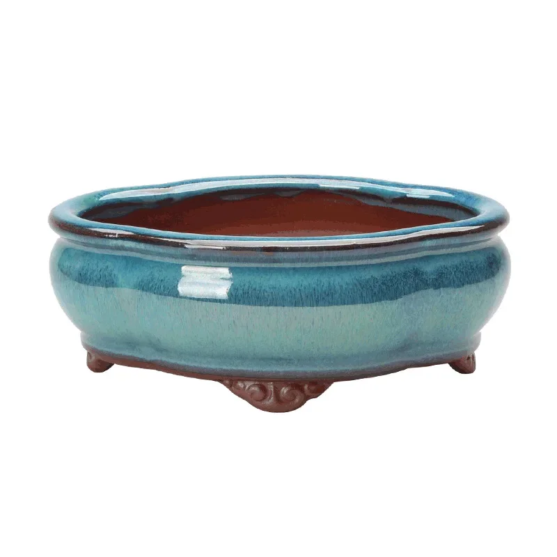 Yusheng Vaso da fiori in ceramica con Buddha, forma a forma di Buddha, per piante grasse, per la casa, decorazione della casa, per piante grasse, 9 x 10 cm