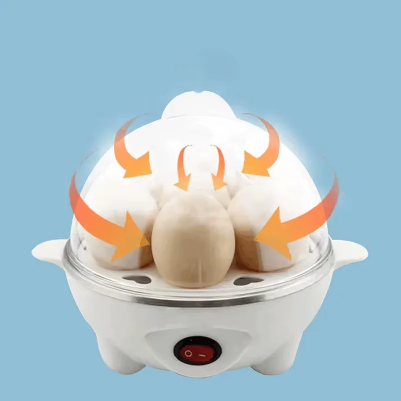 Multifunctional Electric Egg Boiler Double Layers Egg Cooker Mini Steamer Poacher Kitchen Cooking Breakfast Machine 4