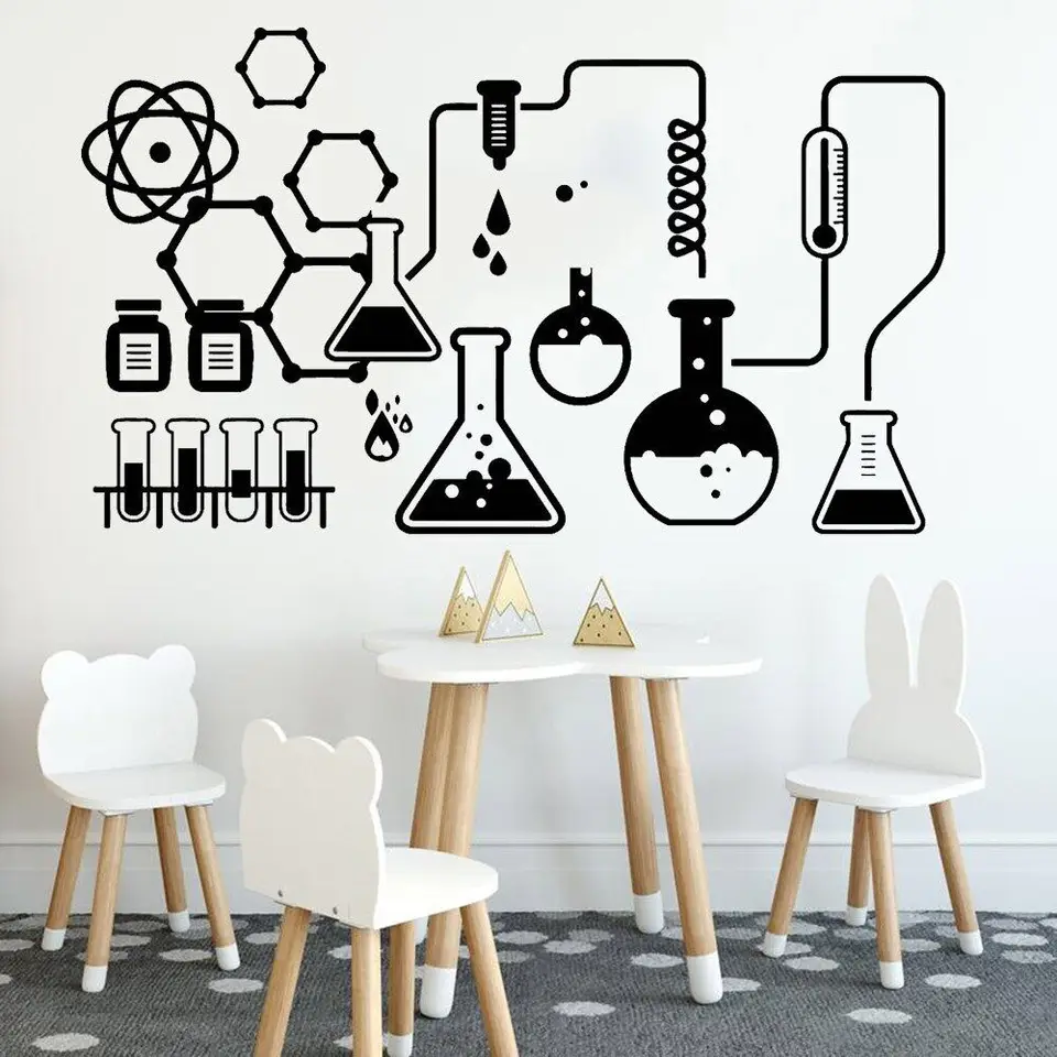 Subject Stickers Science Lab Decor, Lab Posters Printable, Laboratory ...