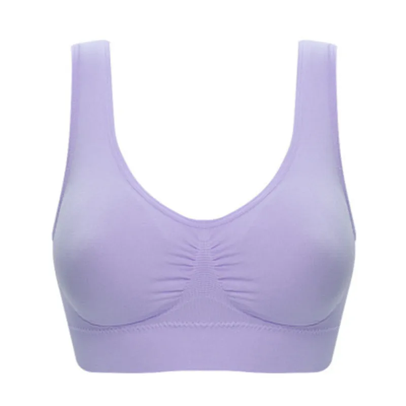Sexy women push up BREAST bra big size backless bras plus size wireless brassiere breathable seamless bra 1pcs wfws01 6