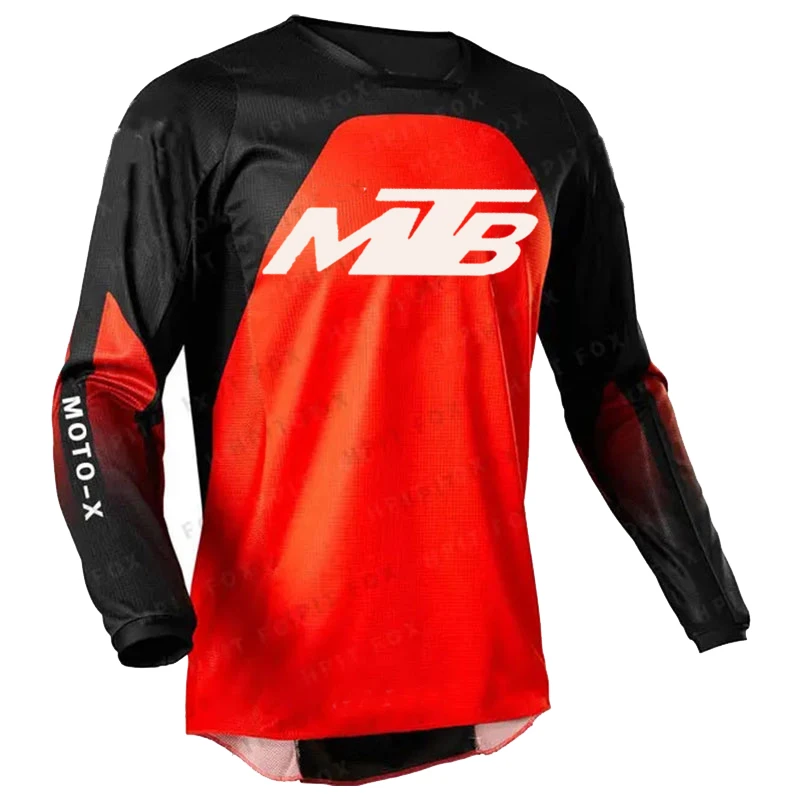 Enhanced Motocross Mountain Enduro Cycling Jersey - Unisex T-Shirt for Downhill, BMX, and MTB