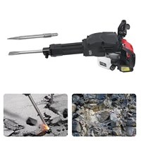 Light Weight Power Drill Digging Machine Hand-Held Rock Drill Breaker (One Tip And One Flat) for Road-Building and Telecom Works 1