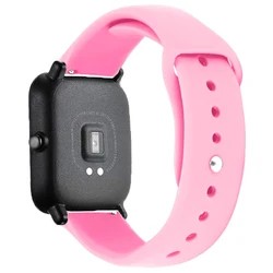 Silicone Sport Watchband - Premium Adjustable Bracelet Strap, 20mm & 22mm - 22mm watch strap (Soft pink - 15)