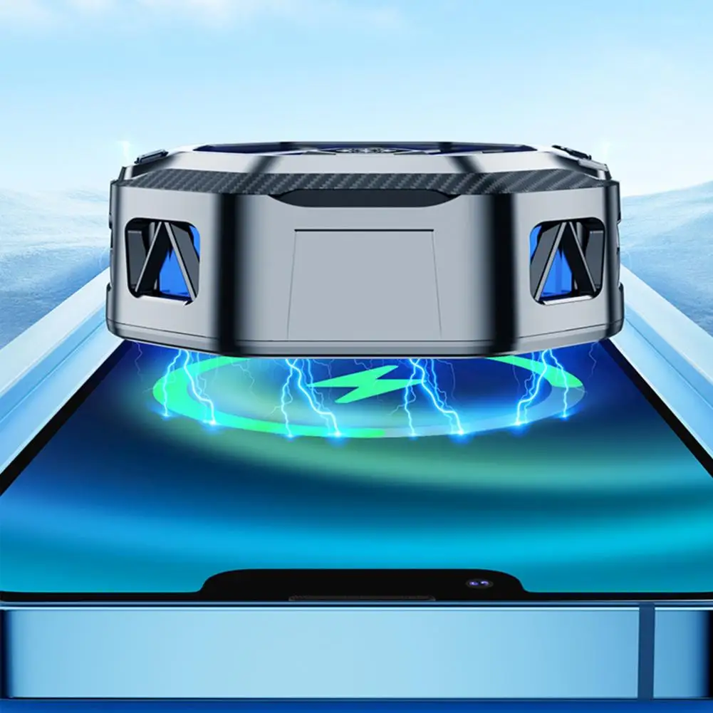 Mobile Phone Cooler Enhanced System for Mobile Phones Efficient Mobile Phone Solutions Silent Semiconductor Radiator with Rgb