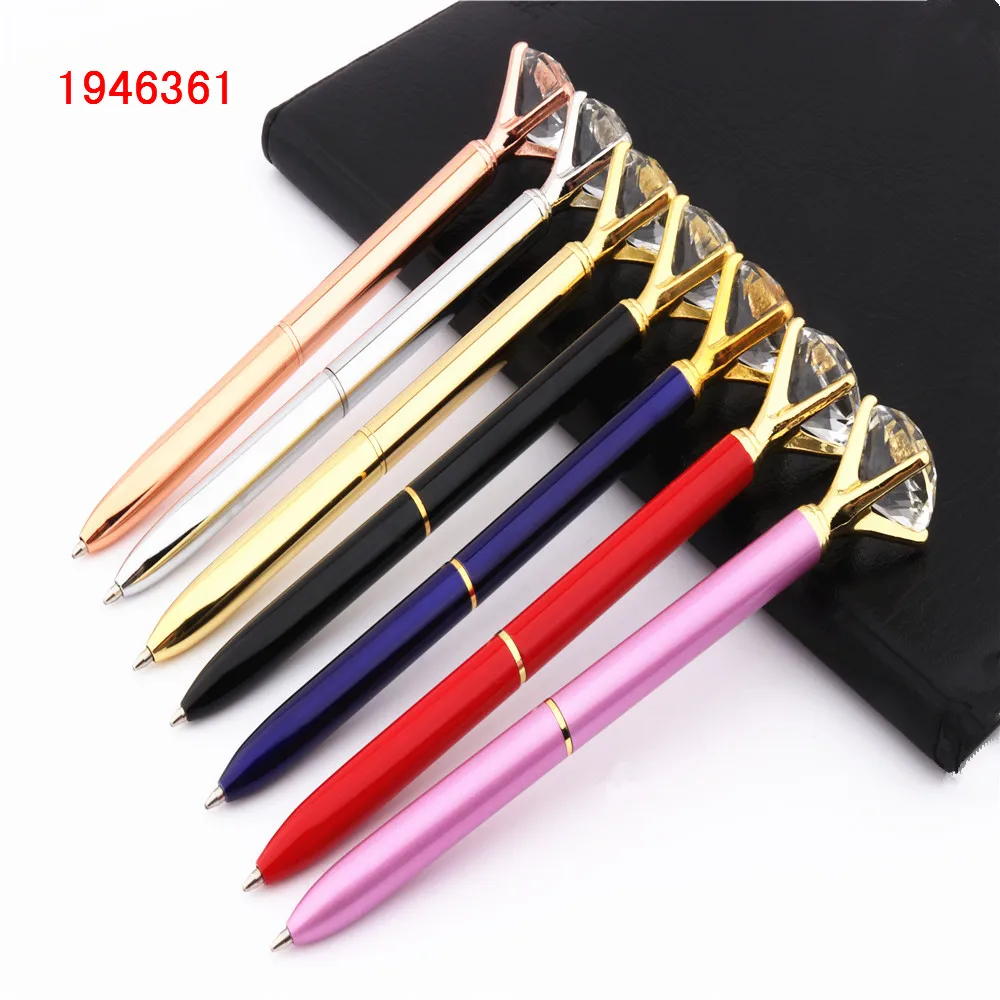Fashion 095 Big Carat Large Diamond Crystal Business office Ballpoint Pens Pen For School Stationery Office Supplies multifunction ballpoint pen,multifunctional pen,ballpoint pen,ball point pen