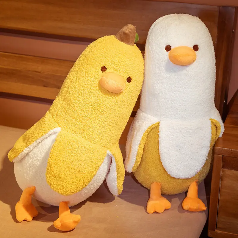 

Funny Banana a Friend Duck Figure Homophony Stem Banana Duck Combination Plush Toy Creative Spoof Gift Children Toys