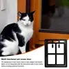 Pet Screen Door Magnetic Closure Wall Dog Door Easy Setup Pet Door Pet Supplies Pet Safe Doggie Door For Dog Cat Kitten For 4