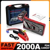 EAFC Car 2000A-600A Portable 12V Battery Jump Starter Power Bank 12V Auto Battery Charger Emergency Booster Starting Device
