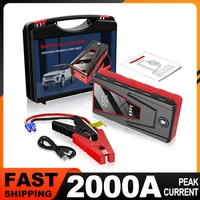 EAFC Car 2000A-600A Portable 12V Battery Jump Starter Power Bank 12V Auto Battery Charger Emergency Booster Starting Device