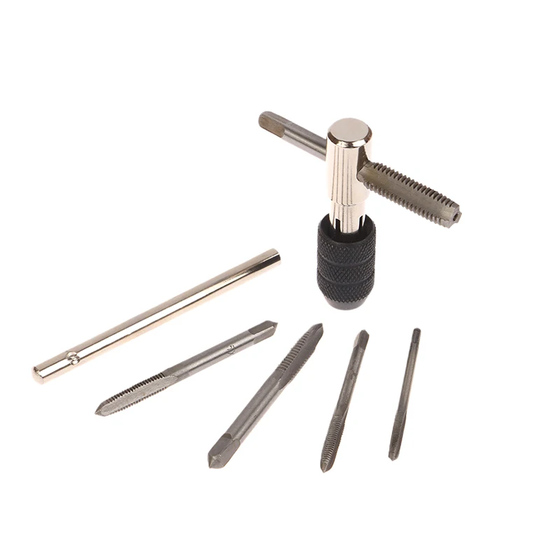 

Набор ключей ручных Т-образных, комплект из 6 предметов для самостоятельного нарезания м3/М4/М5/М6/М8