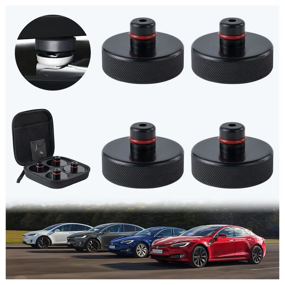 Lifting Jack Pad for Tesla Model 3/Y/S/X Rubber Pad Adapter Tool with Storage  Box Pucks for Tesla Accessories Vehicles Protects - AliExpress