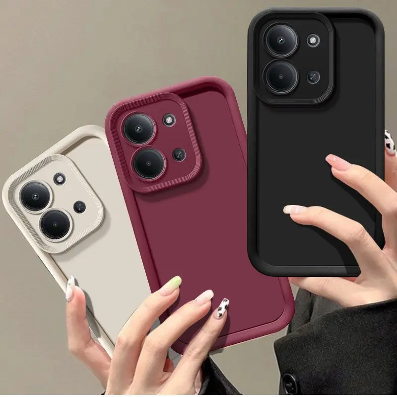 Luxury Candy Matte Anti-Fall Phone Case with Soft Shell Protection