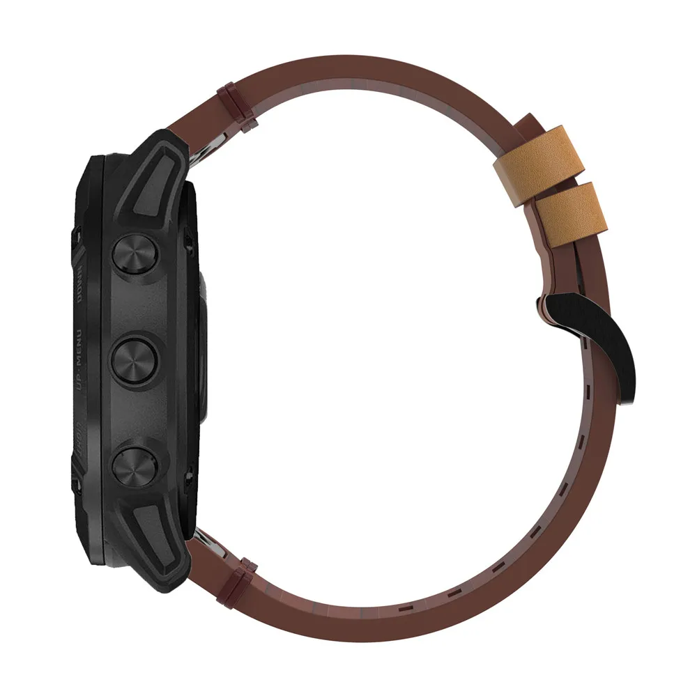 pulseira de couro pulseira de couro para relógio da acessórios de relógio para garmin fenix