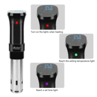 EU/US Plug Stainless Steel IPX7 Waterproof LCD Touch Sous Vide Cooking  Immersion Circulator Slow Cooker Machine 2