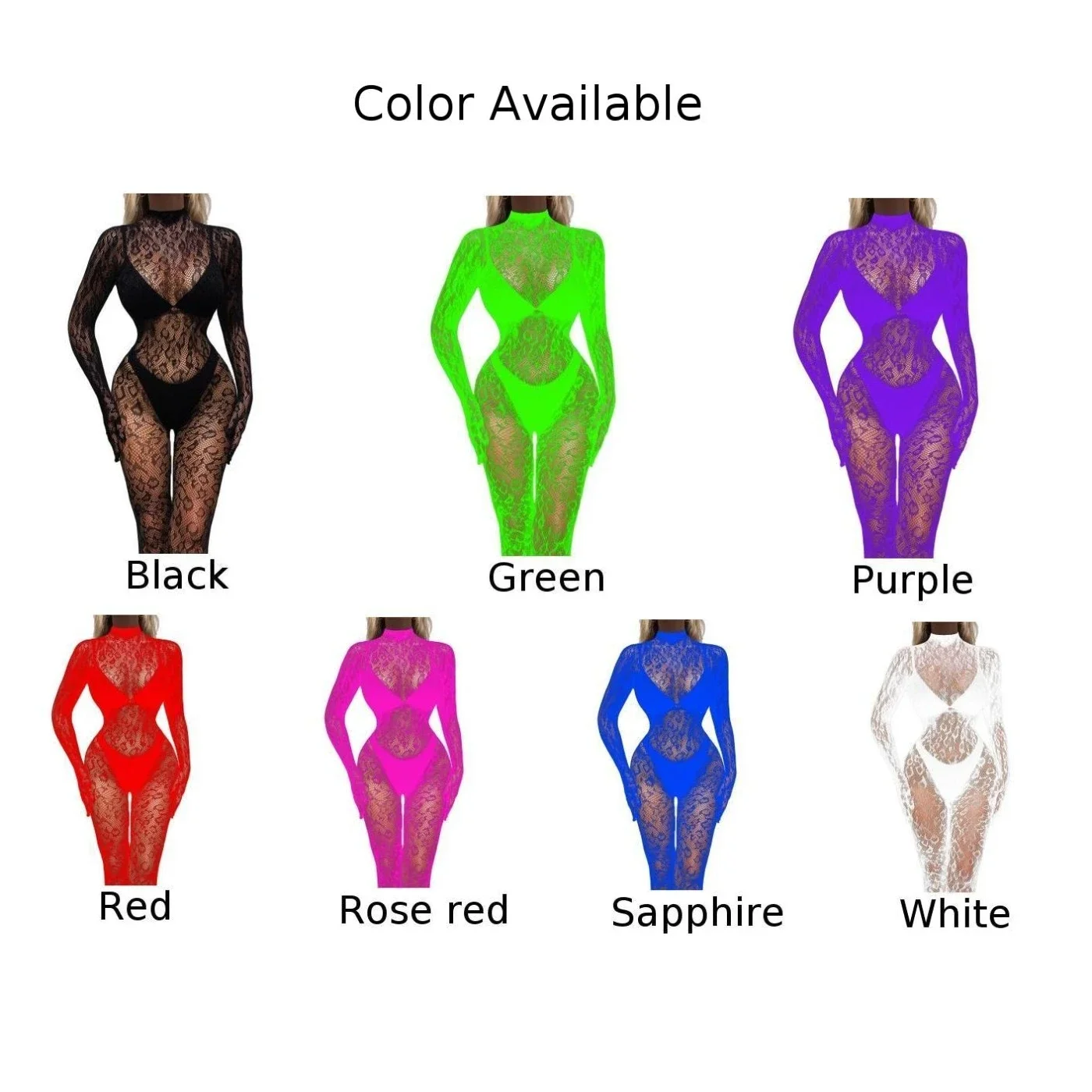 Women Bodysuit Stocking Fishnet Mesh Romper Club Jumpsuit See Through Tights Women's Pajamas Adult Sexy Set Lingerie Costume