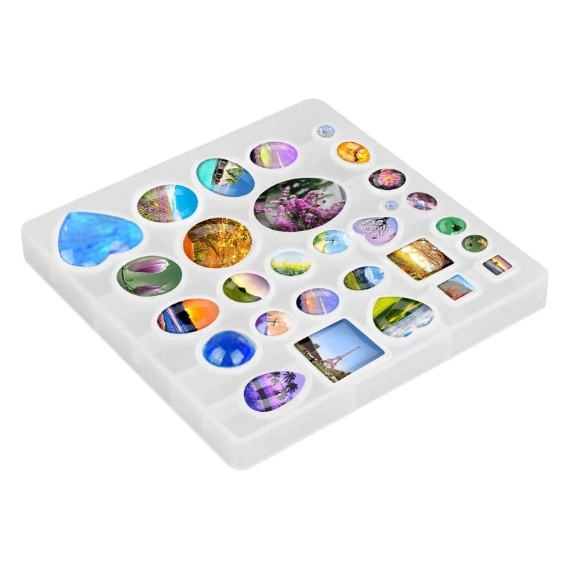 

Y4QE DIY Crafts Jewelry Earrings Mould Ornaments Crystal Silicone Mould