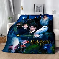 Hot H-HARRIES Printed Blanket Picnic Blankets Warm Blanket Soft and Comfortable Blanket Home Travel P-POTTERS Birthday New 2