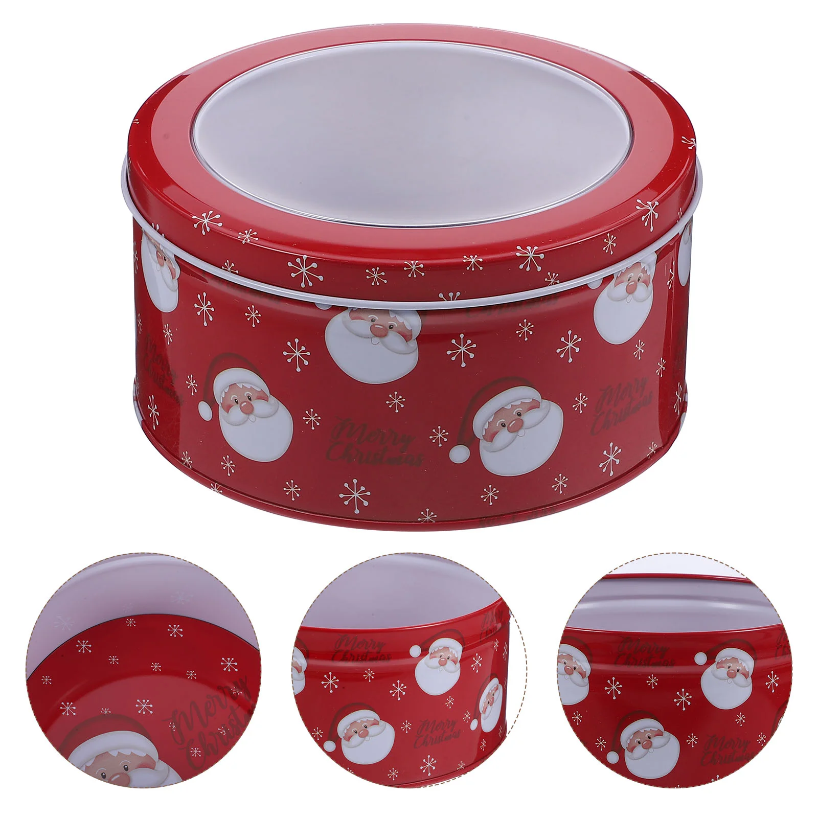 

Christmas Gift Cookies Boxes Christmas Goodies Boxes Santa Clause Treats Boxes with Clear Window